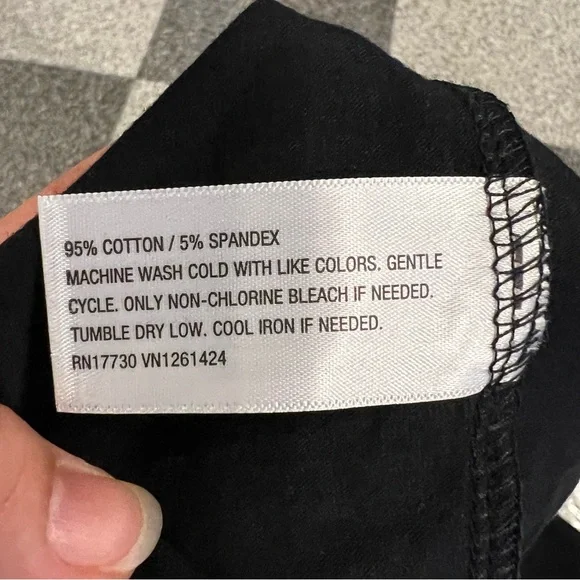 NWT Wild Fable Long Sleeve Black Cropped Top Size XS - Picture 8 of 8